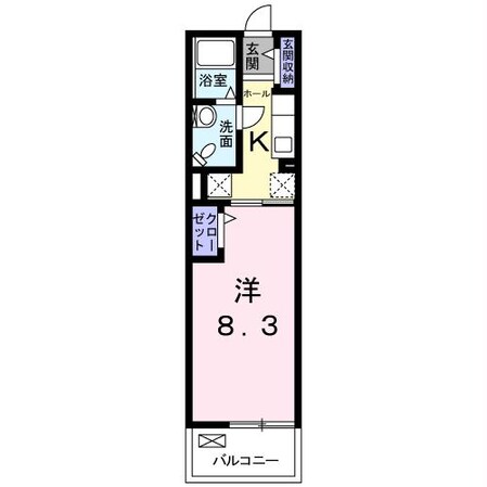 新前橋駅 徒歩11分 3階の物件間取画像